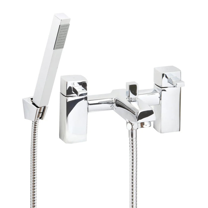 Sonas Quartz Bath Shower Mixer Tap With Handset - Chrome