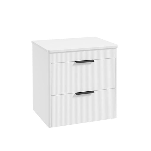 Sonas Reed 2 Drawer Wall Hung Vanity Unit With Countertop
