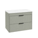 Sonas Reed 2 Drawer Wall Hung Vanity Unit With Countertop