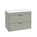 Sonas Reed 2 Drawer Wall Hung Vanity Unit With Countertop