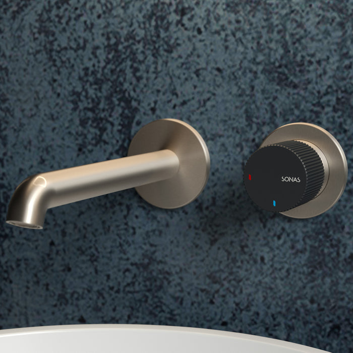 Sonas Reed Wall Mounted Basin Mixer Tap