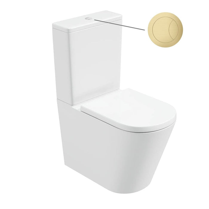 Sonas Reflections Rimless Fully Shrouded Close Coupled Toilet with Seat & Cistern