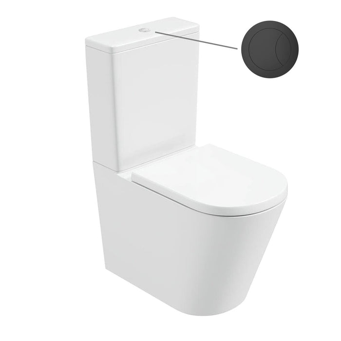Sonas Reflections Rimless Fully Shrouded Close Coupled Toilet with Seat & Cistern