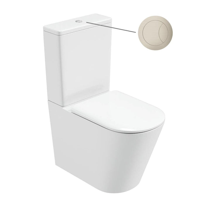 Sonas Reflections Rimless Fully Shrouded Close Coupled Toilet with Seat & Cistern