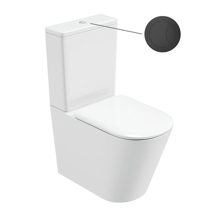 Sonas Reflections Rimless Fully Shrouded Close Coupled Toilet with Seat & Cistern