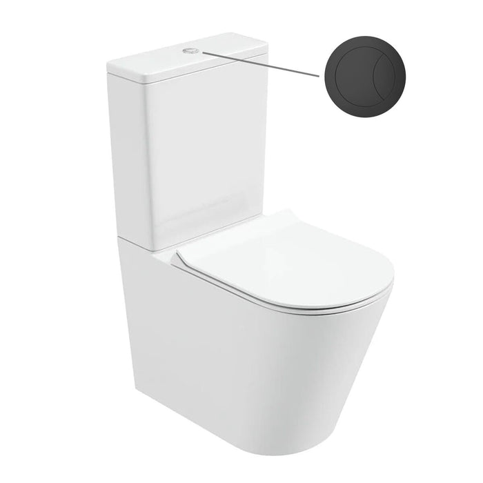 Sonas Reflections Rimless Fully Shrouded Close Coupled Toilet with Seat & Cistern