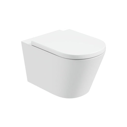 Sonas Reflections Rimless Wall Hung Toilet And Seat - Soft
