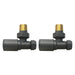 Sonas Round Angled Radiator Valves - Heating Accessories