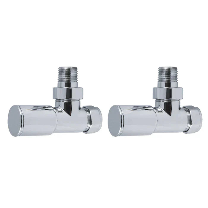 Sonas Round Angled Radiator Valves - Heating Accessories