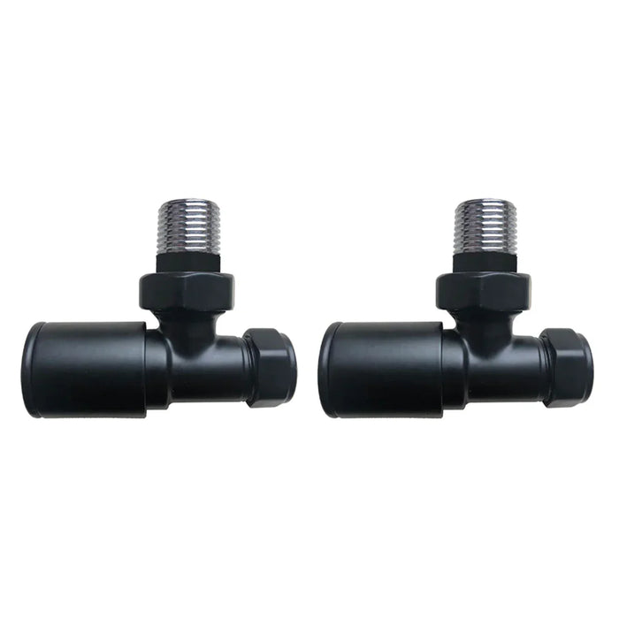 Sonas Round Angled Radiator Valves - Heating Accessories