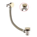 Sonas Round Bath Filler And Waste - Brushed Gold