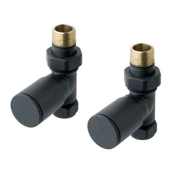 Sonas Round Straight Radiator Valves - Heating Accessories