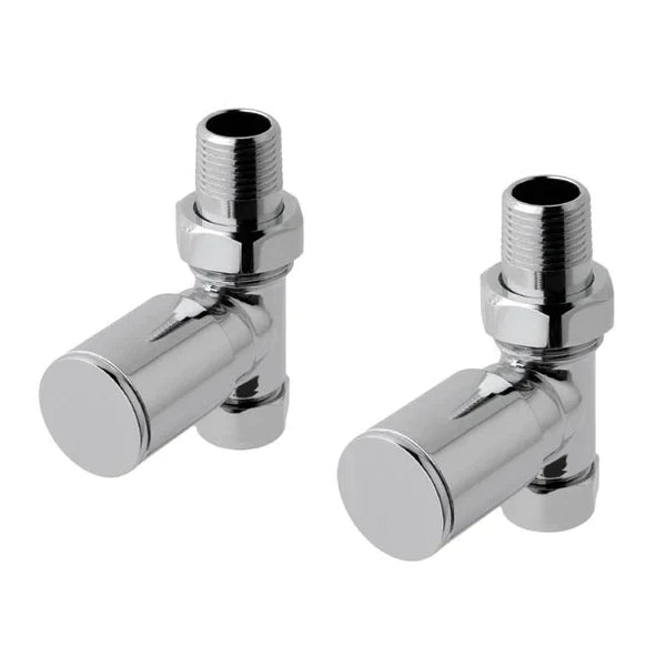 Sonas Round Straight Radiator Valves - Heating Accessories