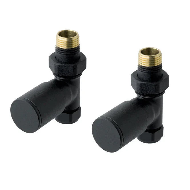 Sonas Round Straight Radiator Valves - Heating Accessories