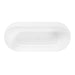 Sonas Samoa Double Ended Freestanding Bath - No TH - White