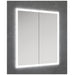 Sonas Sansa 1 Door Recessed Illuminated LED Mirror Cabinet