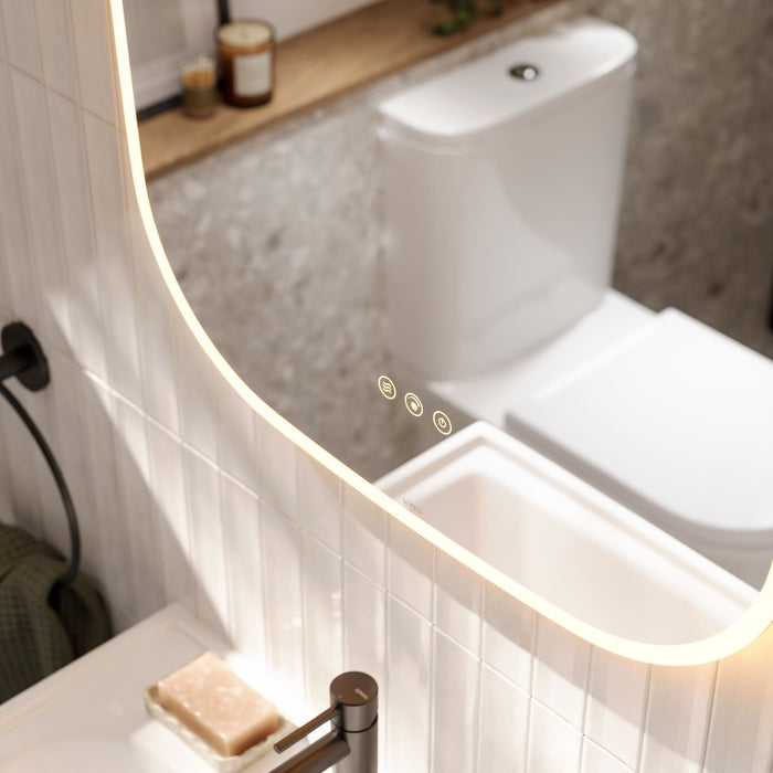 Sonas Sansa Aura Illuminated LED Mirror 600mm x 800mm