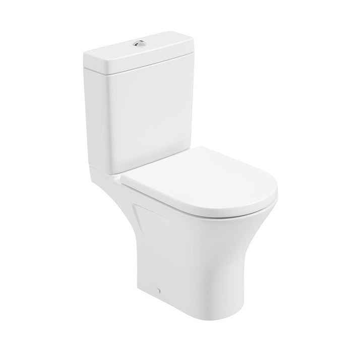 Sonas Scala Rimless Open Back Close Coupled Toilet