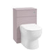 Sonas Scandinavian Back To Wall WC Unit - Matt Cashmere Pink