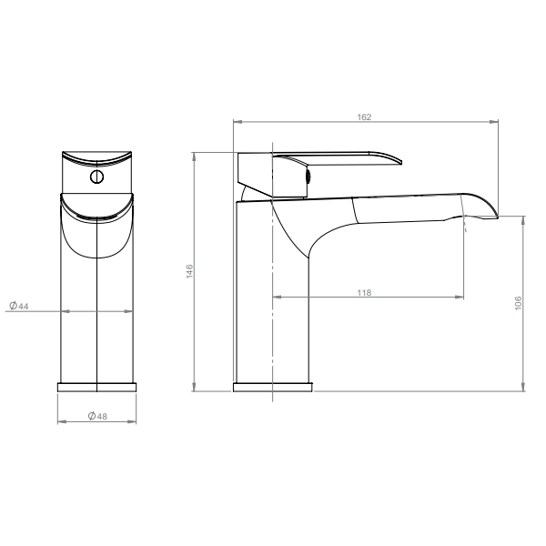 Sonas Scope Basin Mixer Tap