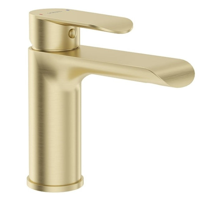 Sonas Scope Basin Mixer Tap - Brushed Gold Taps