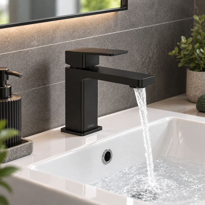 Sonas Score Basin Mixer Tap with Free Waste
