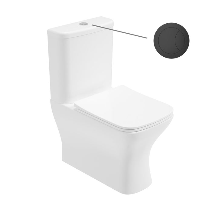 Sonas Score Rimless Fully Shrouded Close Coupled Toilet with Soft Close Seat