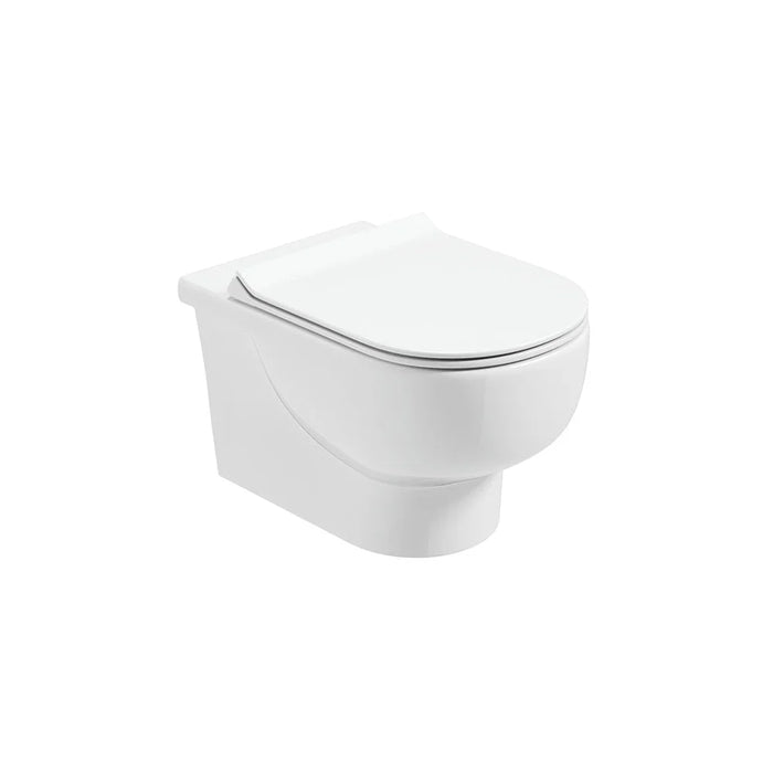 Sonas Sigma Rimless Wall Hung Toilet And Seat - Slim Soft