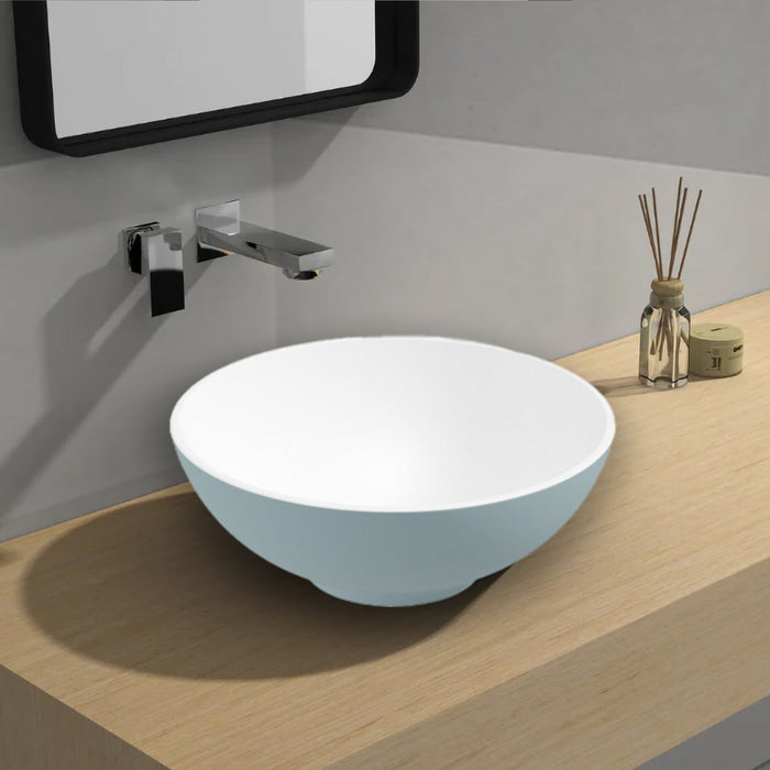 Sonas Skal Round Countertop Basin And Waste 400mm Wide