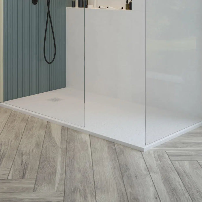 Sonas Slate Antislip Rectangular Shower Tray With Waste