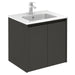 Sonas Smart 600mm 2 Door Vanity Unit With Slim Basin - Gloss