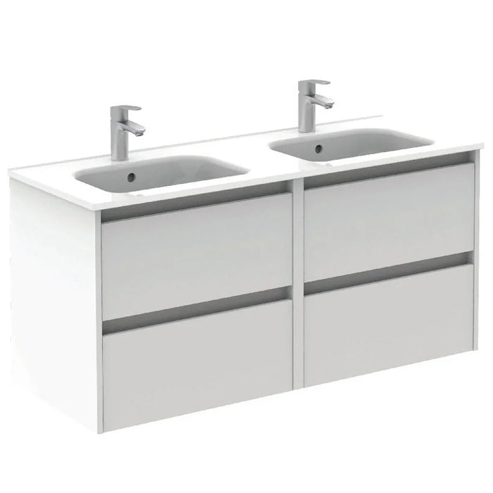 Sonas Smart Vanity Unit With Slim Basin - Gloss White /