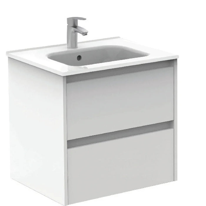 Sonas Smart Vanity Unit With Slim Basin - Gloss White /