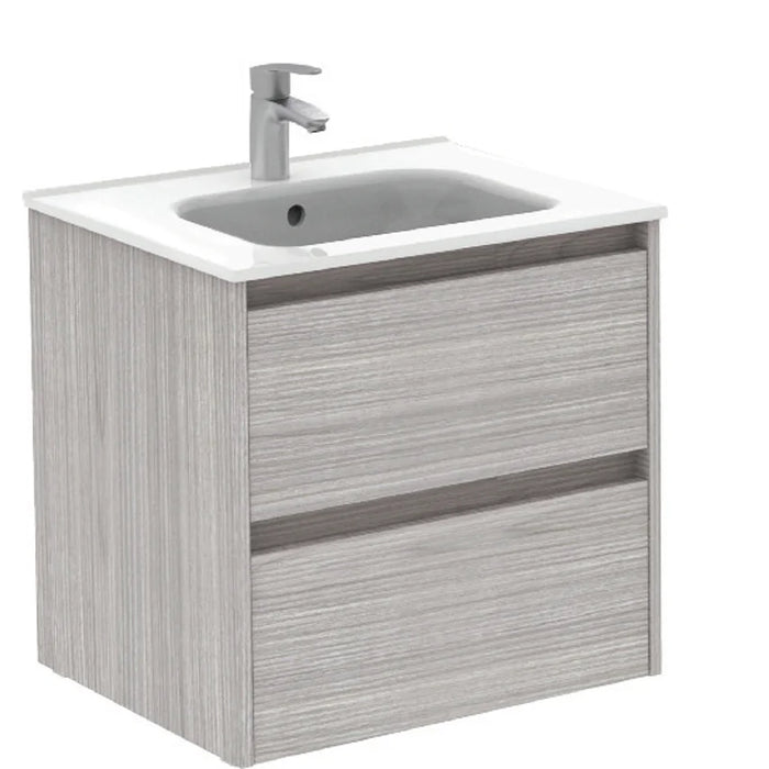 Sonas Smart Vanity Unit With Slim Basin - Sandy Grey / 600mm