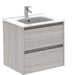 Sonas Smart Vanity Unit With Slim Basin - Sandy Grey / 600mm