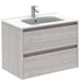 Sonas Smart Vanity Unit With Slim Basin - Sandy Grey / 800mm