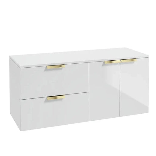 Sonas Stockholm 1200mm 2 Drawer And 2 Door Wall Hung