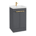 Sonas Stockholm 2 Door Floorstanding Vanity Unit With Basin