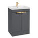 Sonas Stockholm 2 Door Floorstanding Vanity Unit With Basin