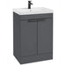 Sonas Stockholm 2 Door Floorstanding Vanity Unit With Basin