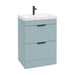 Sonas Stockholm 2 Drawer Floorstanding Vanity Unit
