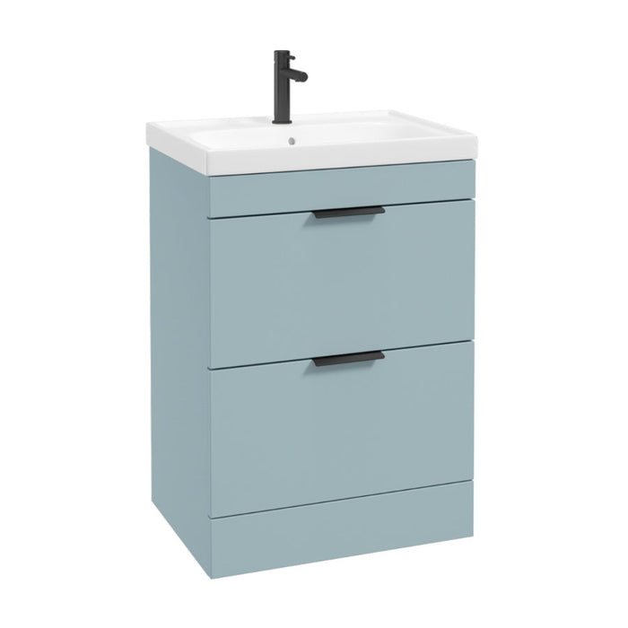 Sonas Stockholm 2 Drawer Floorstanding Vanity Unit