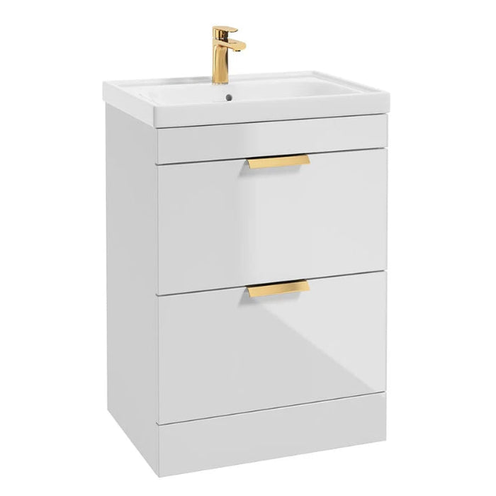 Sonas Stockholm 2 Drawer Floorstanding Vanity Unit