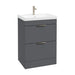 Sonas Stockholm 2 Drawer Floorstanding Vanity Unit