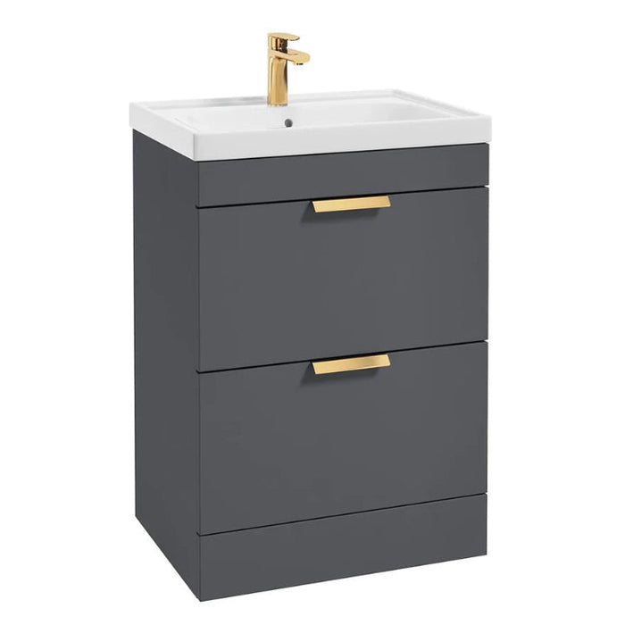 Sonas Stockholm 2 Drawer Floorstanding Vanity Unit