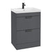 Sonas Stockholm 2 Drawer Floorstanding Vanity Unit