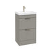 Sonas Stockholm 2 Drawer Floorstanding Vanity Unit