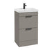 Sonas Stockholm 2 Drawer Floorstanding Vanity Unit