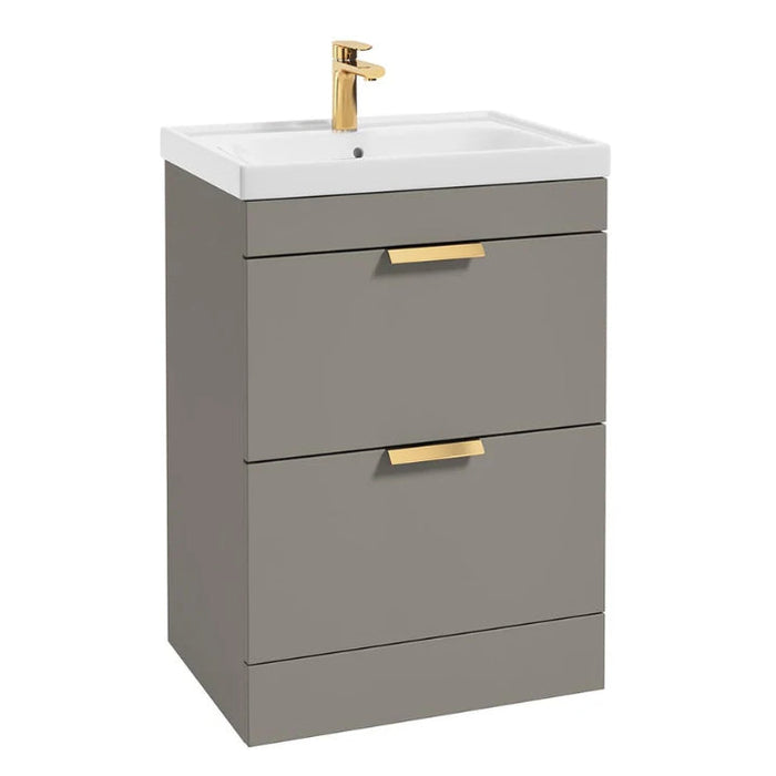 Sonas Stockholm 2 Drawer Floorstanding Vanity Unit