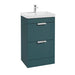 Sonas Stockholm 2 Drawer Floorstanding Vanity Unit